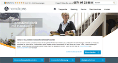 Desktop Screenshot of handicare-treppenlifte.de